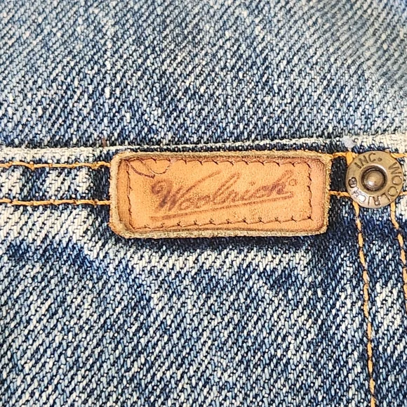 Vintage Mens Woolrich Denim Jacket Barn Coat Sz Small Made In USA No Liner READ - Picture 5 of 13